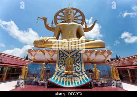 Big Buddha (tempio di Wat Phra Yai), Koh Samui, Thailandia, Sud-est asiatico, in Asia Foto Stock