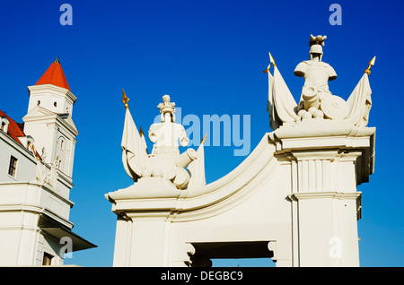 Il cancello di castello di Bratislava, Bratislava, Slovacchia, Europa Foto Stock