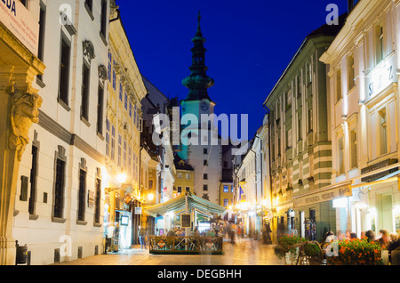 St Michaels Gate, Bratislava, Slovacchia, Europa Foto Stock