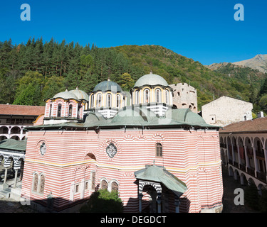 L'Europa, la Bulgaria, il Monastero di Rila, Patrimonio Mondiale dell Unesco Foto Stock