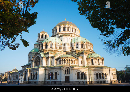 Aleksander Nevski Memorial Church, Sofia, Bulgaria, Europa Foto Stock