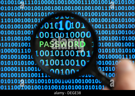 Password di sicurezza Foto Stock