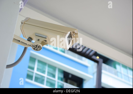 Sicurezza CCTV Telecamera di sorveglianza Foto Stock