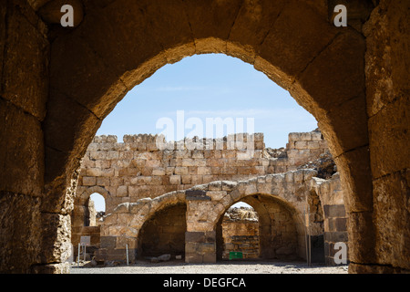 Belvoir Crusader fortezza, Bassa Galilea regione, Israele, Medio Oriente Foto Stock