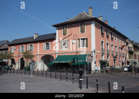 Rue de la République Chambery Rhone Alpes Savoie Savoy Francia Europa Foto Stock