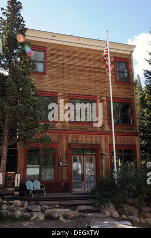 Ripristina hotel (operativo) St Elmo di Ghost Town, Colorado. Foto Stock