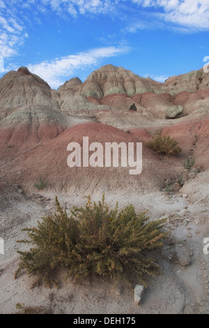 Fotografia del paesaggio del Parco nazionale Badlands, Dakota del Sud degli Stati Uniti. Foto Stock