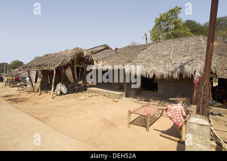 Village capanna, Orissa, India Foto Stock