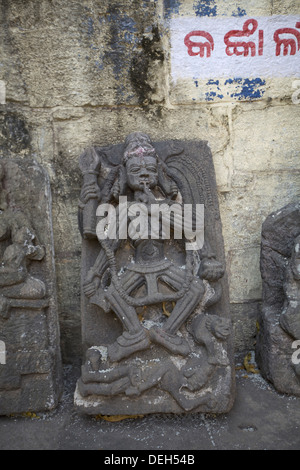 Lingaraj Temple è un tempio indù dedicato a Harihara, una forma di Shiva ed è uno dei più antichi templi di Bhubaneswar. Foto Stock