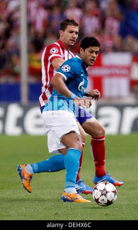 Madrid, Spagna. Xviii Sep, 2013. Football Club a Zenit la carcassa durante la Champions League 2013/2014 corrispondono.settembre 18,2013. Foto © nph / Victor Blanco) Credito: dpa picture alliance/Alamy Live News Foto Stock