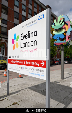 Evelina ospedale per bambini a Lambeth, Londra Foto Stock