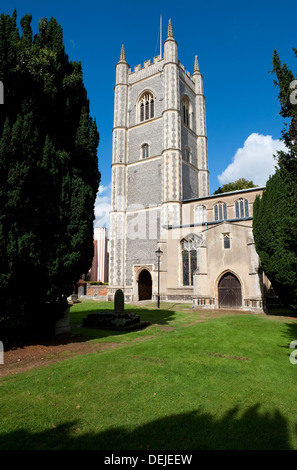 Chiesa di Santa Maria torre, Dedham, Essex, Inghilterra Foto Stock