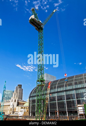 Edifici in costruzione nel centro di Londra, England, Regno Unito Foto Stock