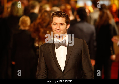 Matthew Morrison assiste la premiere mondiale di 'Les Miserables' di Odeon Leicester Square il 5 dicembre 2012 a Londra, Inghilterra Foto Stock