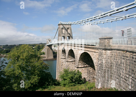 Telford di Menai Bridge Isola di Anglesey nel Galles REGNO UNITO Foto Stock