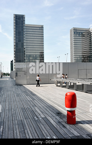 Bibliotheque François Miterrand, Parigi. Foto Stock