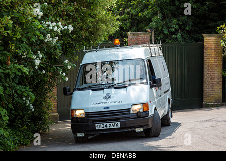 Justin Law aziona il 1993 Ford Transit 3.5 litri turbo V6. 2013 Goodwood Festival of Speed, Sussex, Inghilterra, Regno Unito. Foto Stock