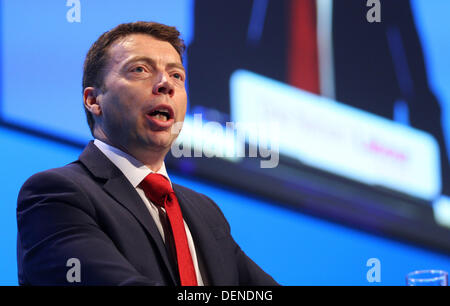 IAIN MCNICOL SEGRETARIO GENERALE 22 settembre 2013 il Centro di Brighton Brighton Inghilterra Foto Stock