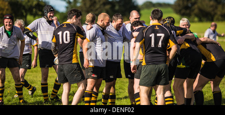 Rugby amatoriale Ulster Irlanda del Nord Armoy 'v' Letterkenney Foto Stock