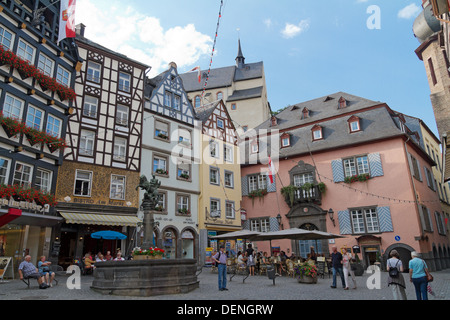 Cochem, città vecchia, della Mosella, Germania, Europa Foto Stock