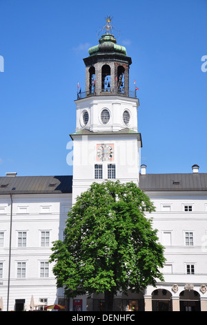 Carillon torre di Nuova Residenza di Salisburgo Foto Stock