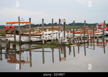 Vista del porto di Morston a marea alta. Foto Stock