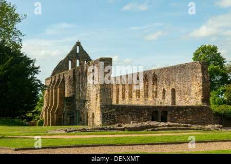 La rovina di battaglia, Abbazia di Battle, East Sussex, Inghilterra Foto Stock