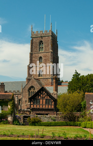 Priory chiesa di St George di Dunster, Somerset, Inghilterra Foto Stock