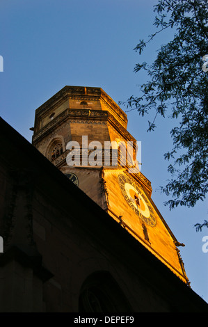 Stiftskirche (chiesa collegiata), Stiftsstrasse, Stoccarda, Baden-Wuerttemberg, Germania Foto Stock