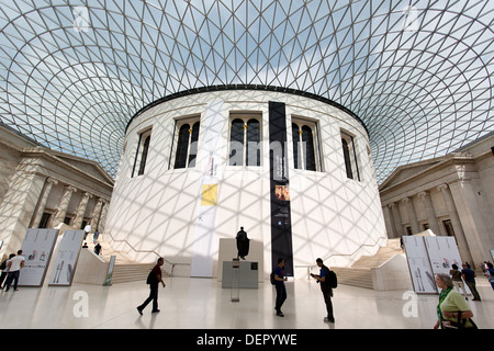 La Great Court del British Museum di Londra Foto Stock