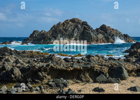 Parco Nazionale di Arikok piscina naturale Foto Stock