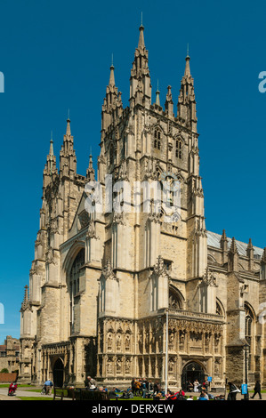 La Cattedrale di Canterbury, Canterbury, nel Kent, Inghilterra Foto Stock