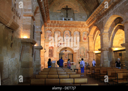 All'interno del XIII secolo la chiesa di San Nicola presso il museo di Agrigento, in Sicilia. Foto Stock