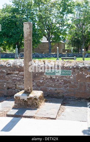 Il villaggio di Dornoch su la costa est della Scozia. Foto Stock