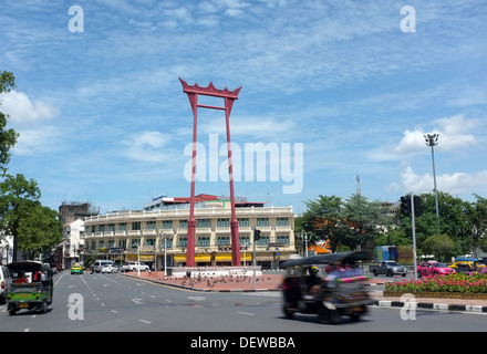 L'altalena gigante a Bangkok, in Thailandia Foto Stock