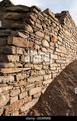 Grande casa Pueblo, Chimney Rock National Monument, Pagosa Springs, Colorado. Foto Stock