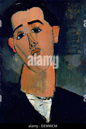 Amedeo Modigliani - Ritratto di Juan Gris - Metropolitan Museum of Art di New York Foto Stock
