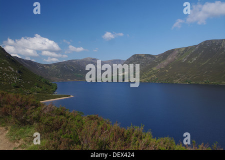 Loch Muick, Aberdeenshire, da Creag Bhiorach Foto Stock