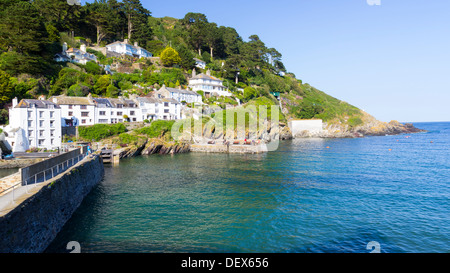 Porto storico a Polperro Cornwall Inghilterra UK Europa Foto Stock