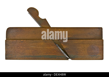 Vintage piano di stampaggio isolate su sfondo bianco, tracciato di ritaglio Foto Stock