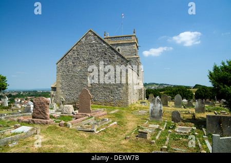 La Chiesa di San Nicola, in salita, Weston-Super-Mare, Somerset, Inghilterra. Foto Stock