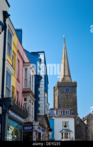 Chiesa di Santa Maria, Tenby, Pembrokeshire, Wales, Regno Unito Foto Stock