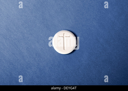 Le pillole con la croce, designer drugs, Pillen mit Kreuz, Designerdrogen Foto Stock