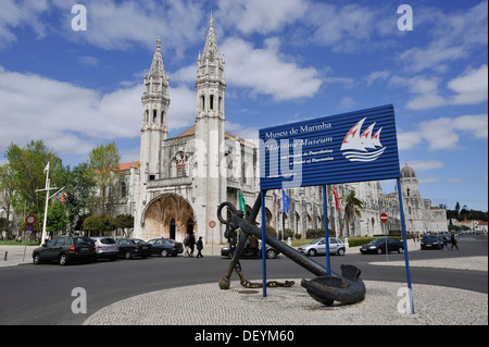 Museo de Marinha, il Museo Marittimo di Belem, Lisbona, Portogallo, Europa Foto Stock