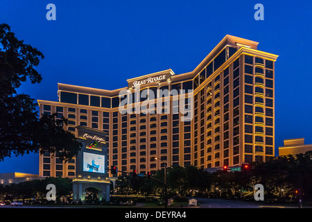 Beau Rivage casinò sulla costa del Golfo del Mississippi di Biloxi Foto Stock