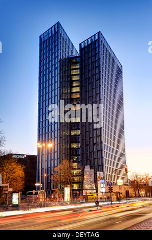 Torri di ballo edificio per uffici in Reeperbahn in St. Pauli, Amburgo Foto Stock