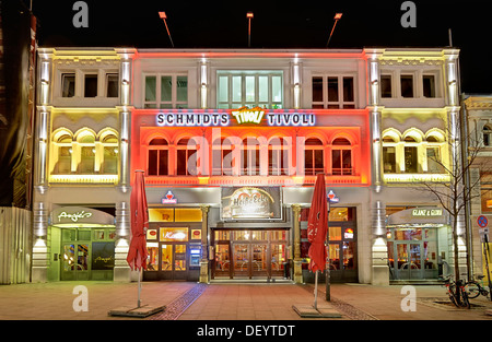 Schmidt di Tivoli su Spielbudenplatz square a St. Pauli, Amburgo Foto Stock