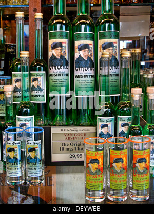 Absinthe Liquor Store Amsterdam Cafe bar pub Paesi Bassi Foto Stock