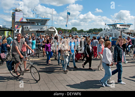 Paesi Bassi bike negozio di biciclette shelter Amsterdam Foto Stock