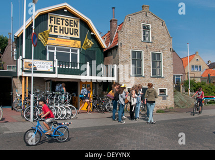 Terschelling Paesi Bassi Biciclette Biciclette a noleggio Foto Stock